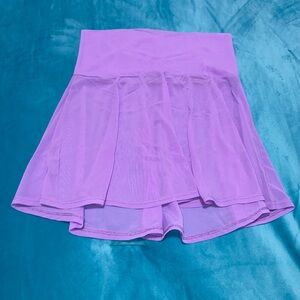 Lavender Women's Mesh Skater Skirt For Raves